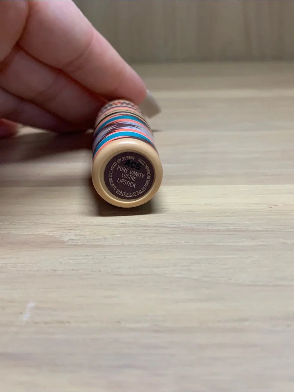 MAC Cosmetics Pure Vanity Lipstick - Tribal Print Case